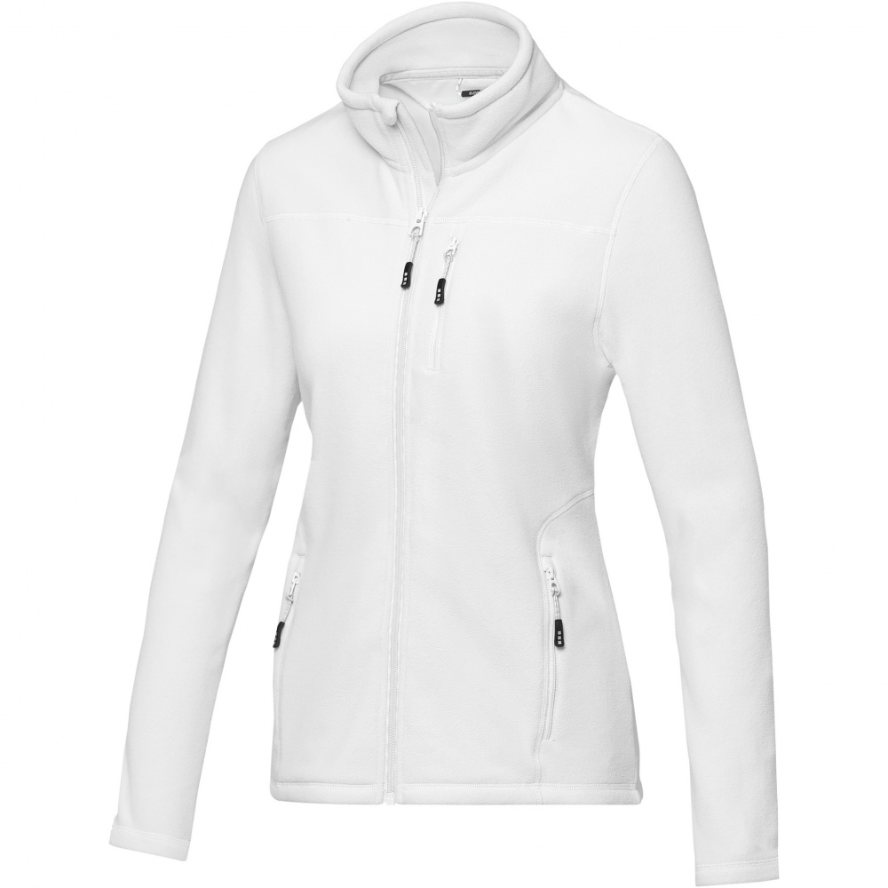 Logotrade advertising products photo of: Amber women's GRS recycled full zip fleece jacket