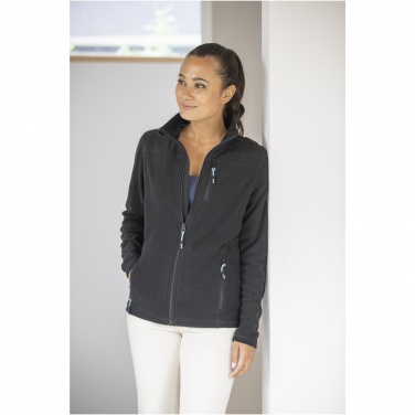 Logotrade promotional product picture of: Amber women's GRS recycled full zip fleece jacket