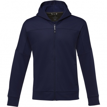 Logo trade corporate gifts image of: Nubia men's performance full zip knit jacket