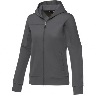 Logo trade promotional merchandise image of: Nubia women's performance full zip knit jacket