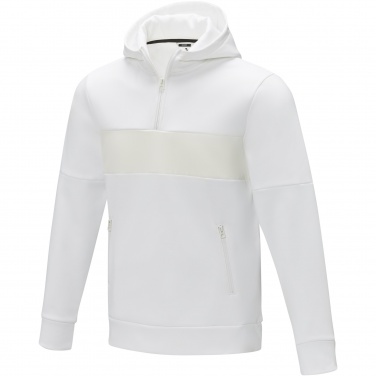 Logo trade advertising products image of: Sayan men's half zip anorak hooded sweater