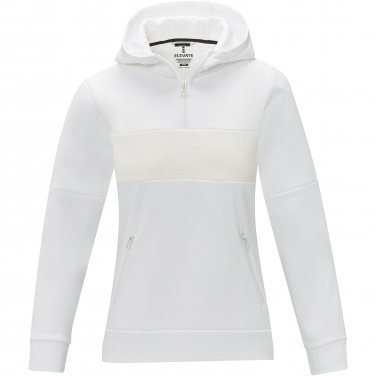 Logotrade promotional gift image of: Sayan women's half zip anorak hooded sweater