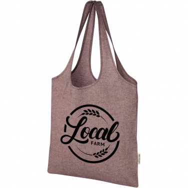 Logotrade advertising product image of: Pheebs 150 g/m² recycled cotton trendy tote bag 7L