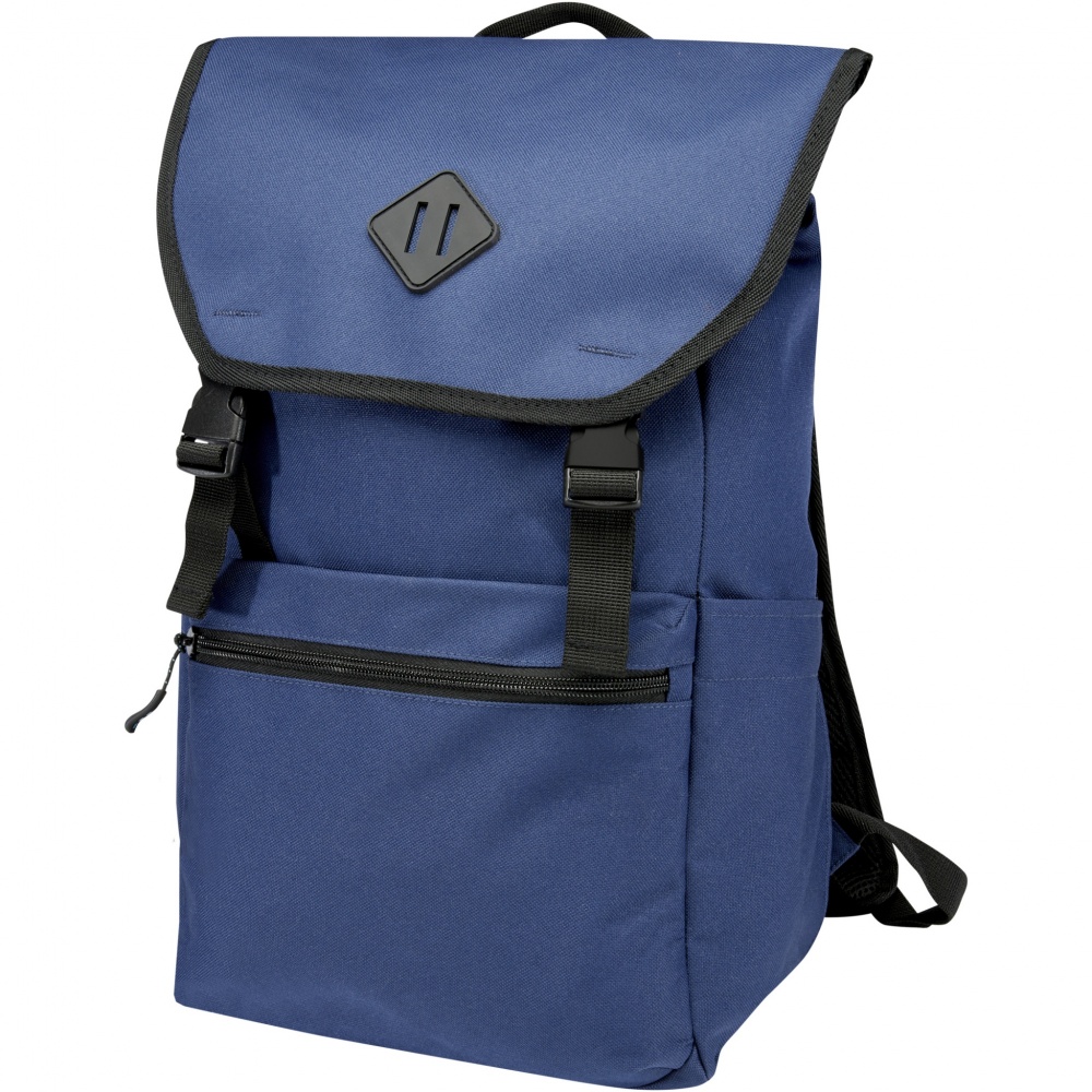 Logo trade promotional products image of: REPREVE® Our Ocean™ 15" GRS RPET laptop backpack 19L