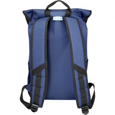 Logo trade promotional items image of: REPREVE® Our Ocean™ 15" GRS RPET laptop backpack 19L