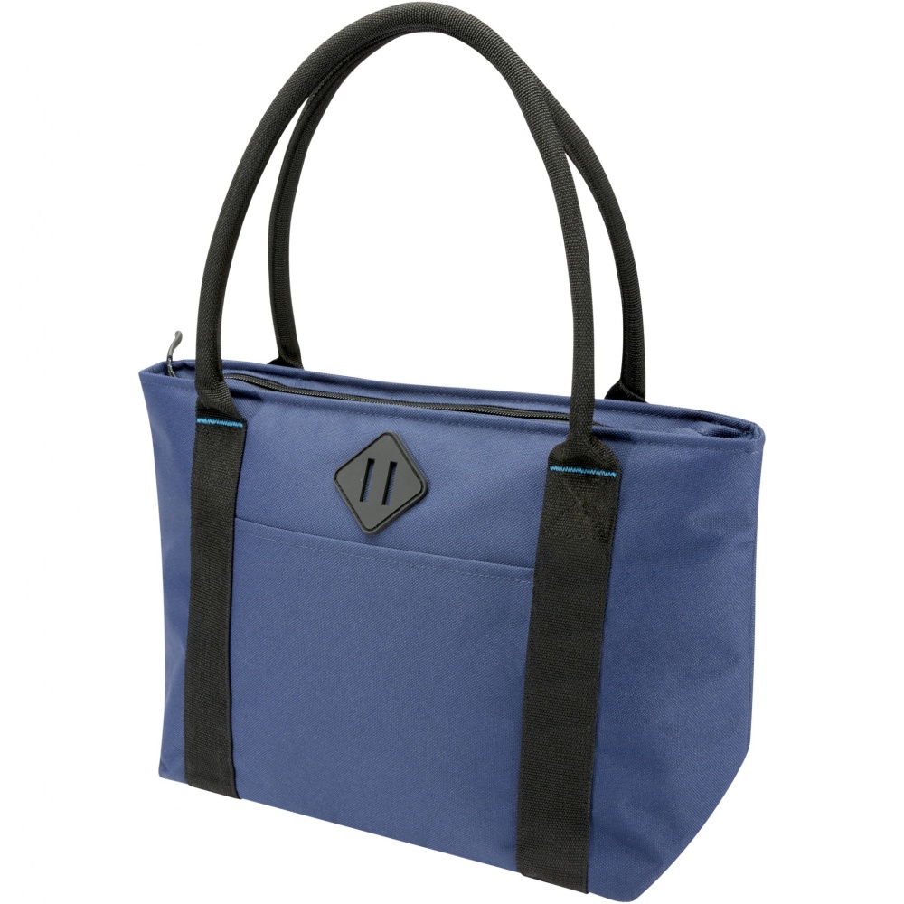 Logo trade promotional item photo of: REPREVE® Our Ocean™ 12-can GRS RPET cooler tote bag 11L