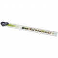 Tait 30cm heart-shaped recycled plastic ruler, White