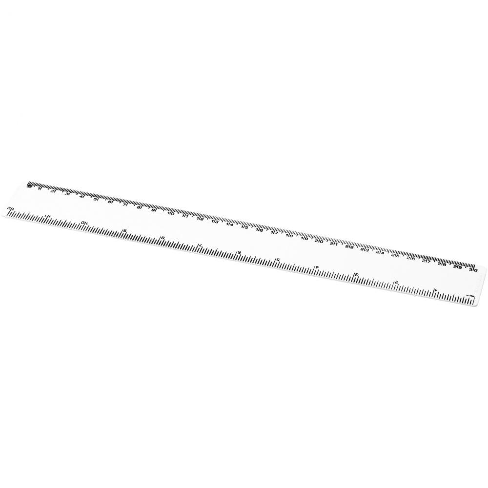 Logo trade promotional merchandise picture of: Refari 30 cm recycled plastic ruler