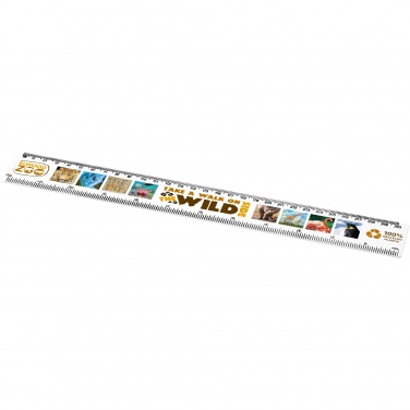 Logo trade corporate gifts image of: Refari 30 cm recycled plastic ruler