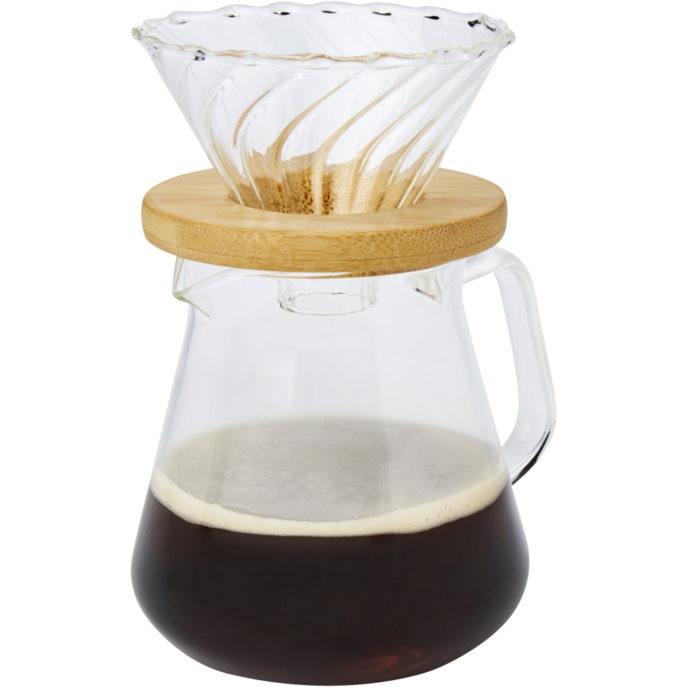 Logo trade promotional product photo of: Geis 500 ml glass coffee maker