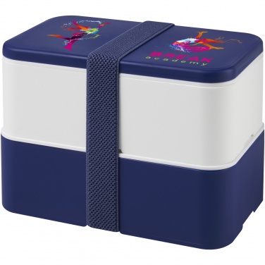 Logo trade promotional products image of: MIYO double layer lunch box