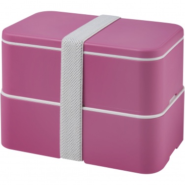 Logo trade advertising products image of: MIYO double layer lunch box