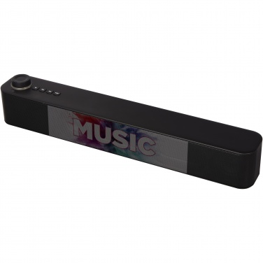 Logo trade promotional giveaways image of: Hybrid 2 x 5W premium Bluetooth® sound bar