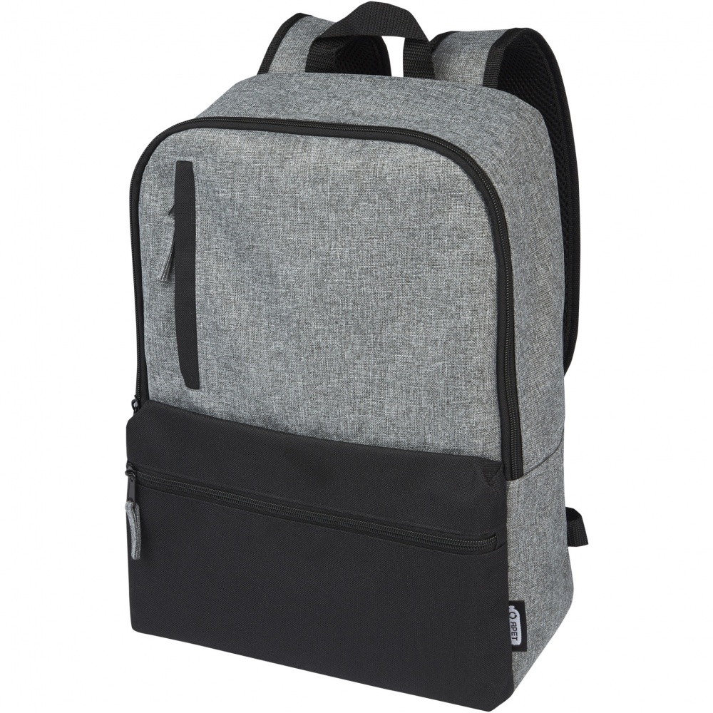 Logo trade promotional products picture of: Reclaim 15" GRS recycled two-tone laptop backpack 14L