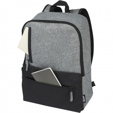 Logotrade promotional product picture of: Reclaim 15" GRS recycled two-tone laptop backpack 14L