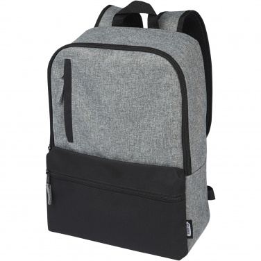 Logo trade promotional giveaways image of: Reclaim 15" GRS recycled two-tone laptop backpack 14L