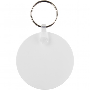 Logo trade promotional giveaways picture of: Tait circle-shaped recycled keychain