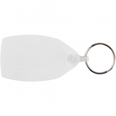 Logo trade promotional product photo of: Tait rectangular-shaped recycled keychain