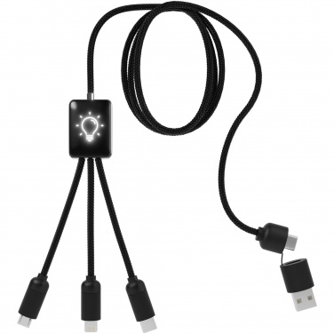 Logo trade corporate gifts picture of: SCX.design C28 5-in-1 extended charging cable