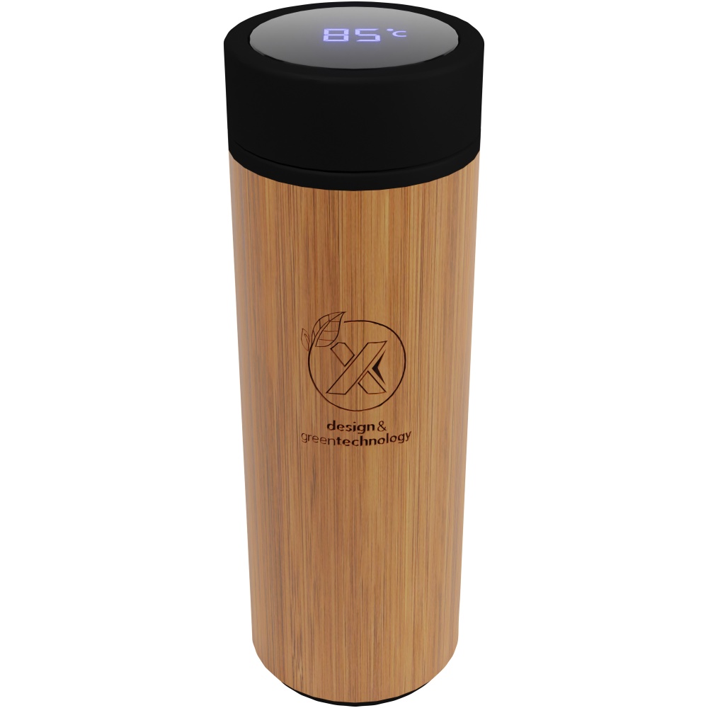 Logo trade promotional giveaways picture of: SCX.design D11 500 ml bamboo smart bottle