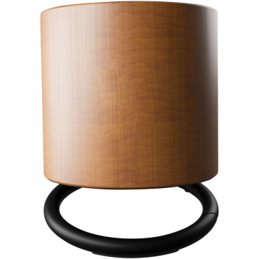 Logo trade promotional merchandise photo of: SCX.design S27 3W wooden ring speaker