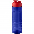 H2O Active® Eco Treble 750 ml flip lid sport bottle, Blue / Red