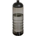 H2O Active® Eco Treble 750 ml dome lid sport bottle , Charcoal / Solid black