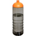 H2O Active® Eco Treble 750 ml dome lid sport bottle , Charcoal / Orange