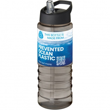 Logo trade promotional giveaways picture of: H2O Active® Eco Treble 750 ml spout lid sport bottle 