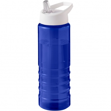 Logo trade corporate gifts picture of: H2O Active® Eco Treble 750 ml spout lid sport bottle 