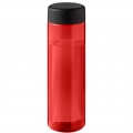 H2O Active® Eco Vibe 850 ml screw cap water bottle , Red / Solid black