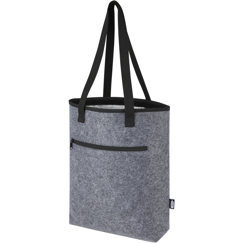 Logo trade promotional giveaway photo of: Felta GRS recycled felt cooler tote bag 12L