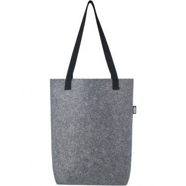 Logotrade advertising product picture of: Felta GRS recycled felt tote bag with wide bottom 12L