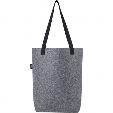 Logotrade promotional product picture of: Felta GRS recycled felt tote bag with wide bottom 12L