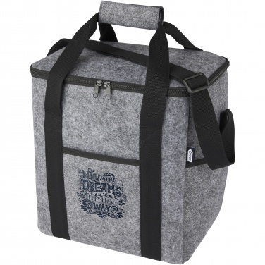 Logotrade corporate gift picture of: Felta GRS recycled felt bottle cooler bag 21L