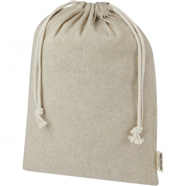 Logotrade promotional giveaway picture of: Pheebs 150 g/m² GRS recycled cotton gift bag large 4L