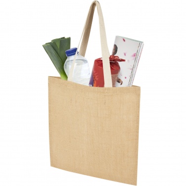 Logo trade promotional item photo of: Juta 300 g/m² jute tote bag 7L