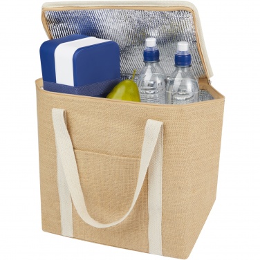 Logotrade promotional product picture of: Juta 300 g/m² jute cooler bag 19L