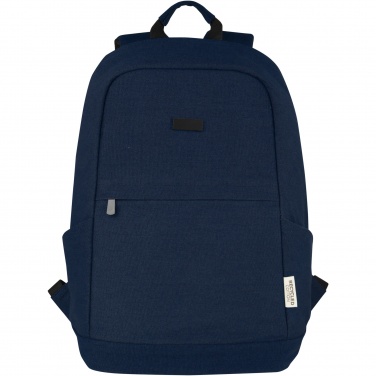 Logo trade promotional giveaways picture of: Joey 15.6" GRS recycled canvas anti-theft laptop backpack 18L