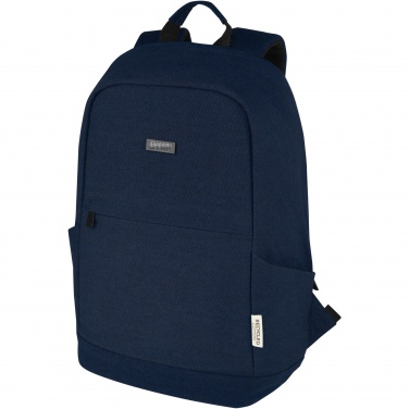 Logotrade promotional giveaway image of: Joey 15.6" GRS recycled canvas anti-theft laptop backpack 18L