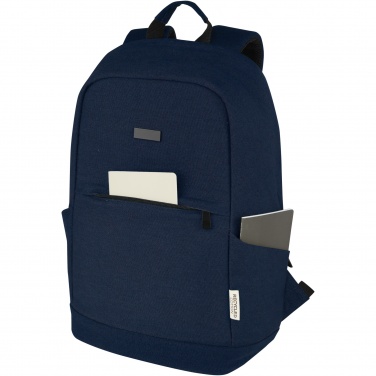 Logotrade promotional merchandise photo of: Joey 15.6" GRS recycled canvas anti-theft laptop backpack 18L