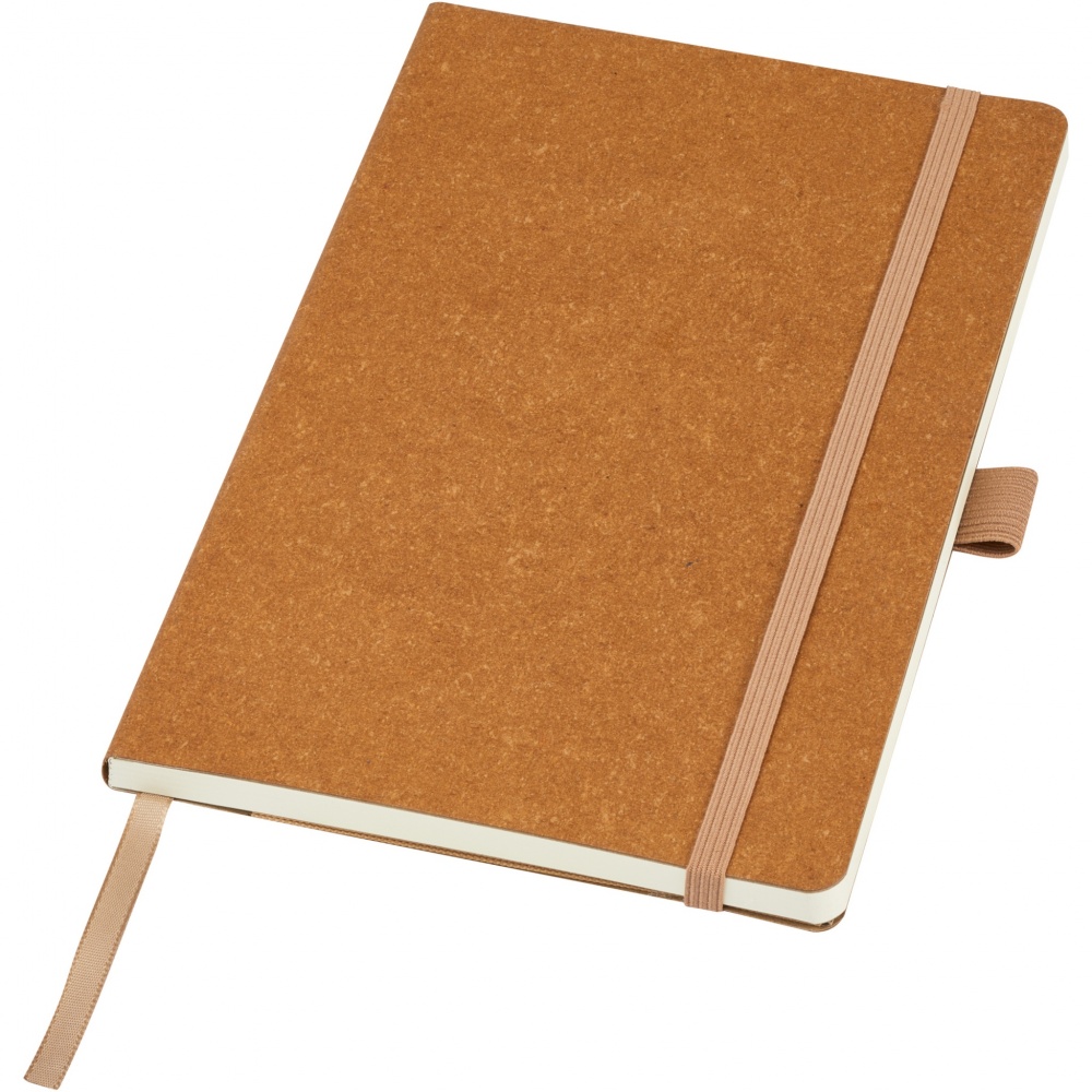 Logotrade advertising products photo of: Kilau recycled leather notebook 