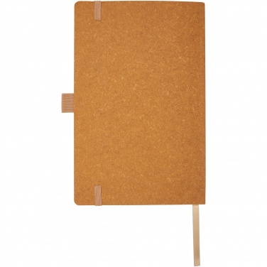 Logo trade promotional items picture of: Kilau recycled leather notebook 