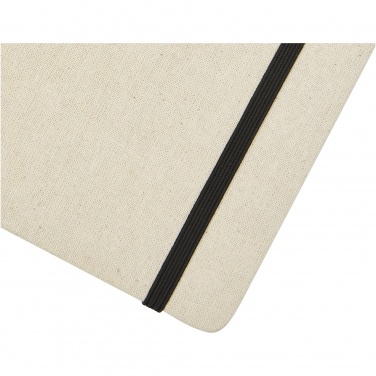 Logo trade promotional products picture of: Tutico organic cotton hardcover notebook