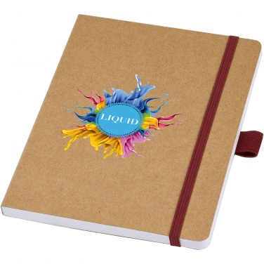 Logo trade advertising product photo of: Berk recycled paper notebook