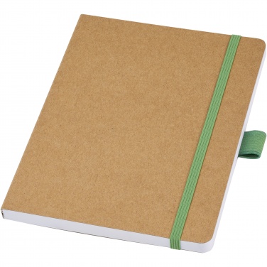 Logo trade promotional merchandise image of: Berk recycled paper notebook