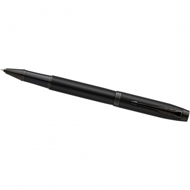 Logotrade promotional merchandise picture of: Parker IM achromatic ballpoint and rollerball pen set with gift box