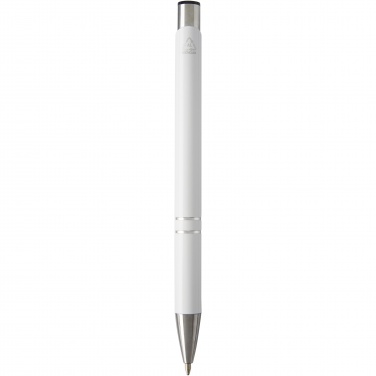 Logo trade business gifts image of: Moneta recycled aluminium ballpoint pen