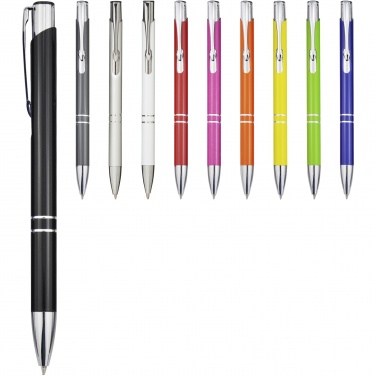 Logotrade business gift image of: Moneta recycled aluminium ballpoint pen