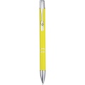 Moneta recycled aluminium ballpoint pen, Yellow